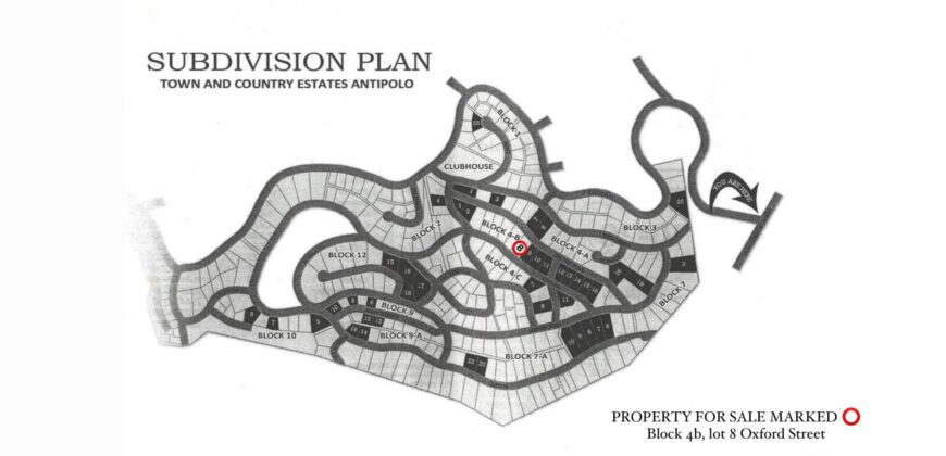 For sale: 1,449 sqm residential lot in Town & Country Estates, Antipolo