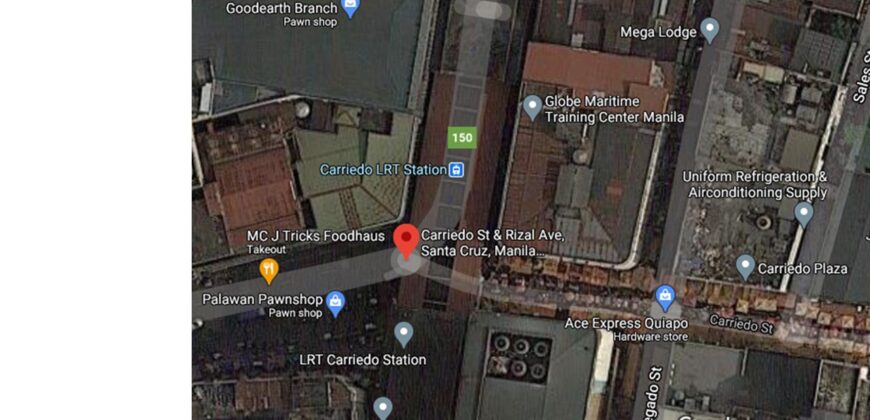 Commercial property at Rizal ave corner Carriedo, Manila