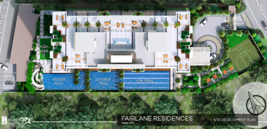 2 Bedrooms in Fairlane Residences by DMCI Homes, 49th floor, Pasig City