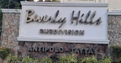 1,270 SQM Lot with Classic House Along Hibiscus Street, Beverly Hills Subdivision, Barangay Dolores, Taytay, Rizal