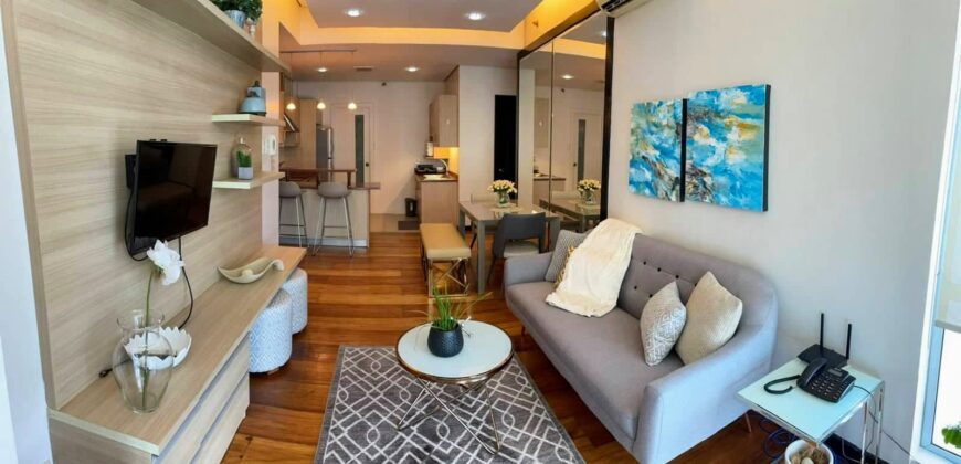 Fully Furnished 2BR w/ Parking in Sapphire Residences, BGC – Php 19.5M