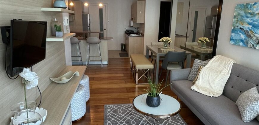 Fully Furnished 2BR w/ Parking in Sapphire Residences, BGC – Php 19.5M
