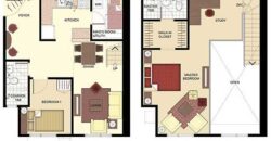2BR Loft Unit in The Columns, Legaspi Village, Makati City