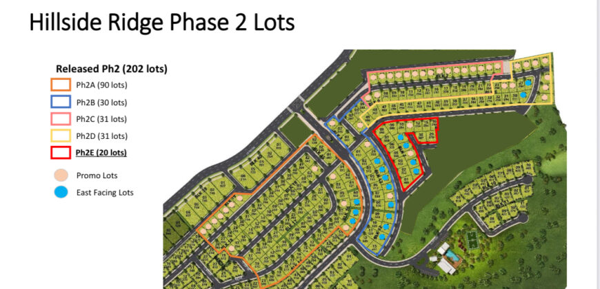 352 SQM Lot in Hillside Ridge, Silang, Cavite