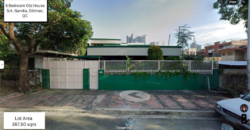5BR Old House and Lot in Scout Gandia, Barangay Sacred Heart, Diliman, Quezon City