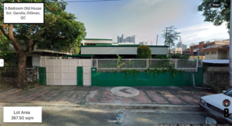 5BR Old House and Lot in Scout Gandia, Barangay Sacred Heart, Diliman, Quezon City