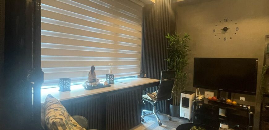 A nicely interior 1-bedroom unit for lease at Eastwood Parkview Tower 2, conveniently located above Eastwood Mall in Libis, Quezon City.