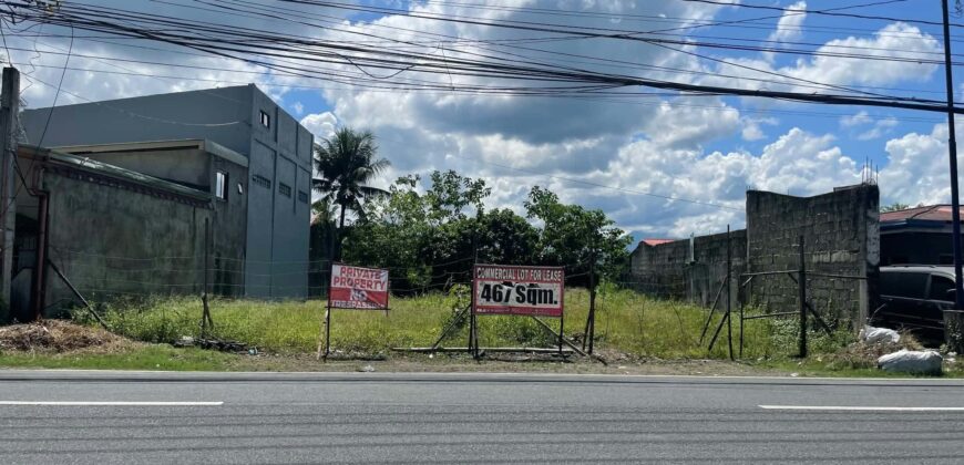 467 SQM PRIME COMMERCIAL LOT FOR SALE – PILA, LAGUNA